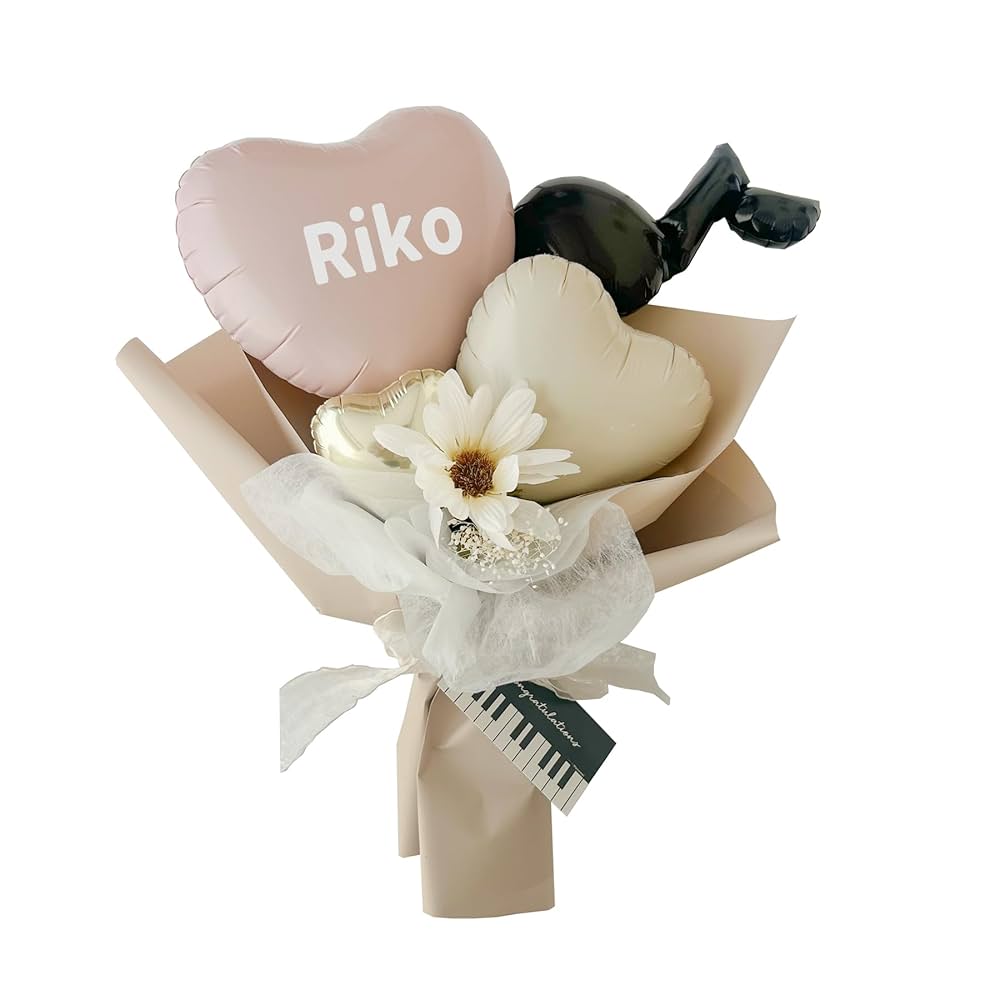 バルーンブーケ　発表会　結婚式　ブーケトス　ダンス枯れない花束　父の日　写真 フラワーギフト 誕生日 おしゃれ 枯れない バルーン キャンディ